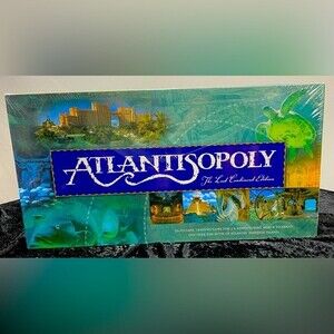 New Sealed Atlantisopoly The Lost Continent Edition Hard to Find Family Game